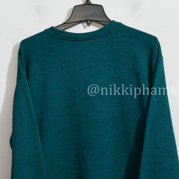 Orvis Ladies' Crewneck Pullover cozy top  IN Teal - Picture 5 of 5